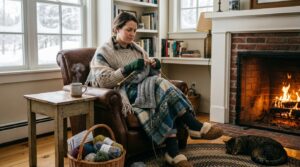 knit-crochet-comfortably-cold-weather