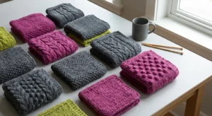 textured knitting stitches — Beyond Stockinette: Exploring Textured Knitting Stitches