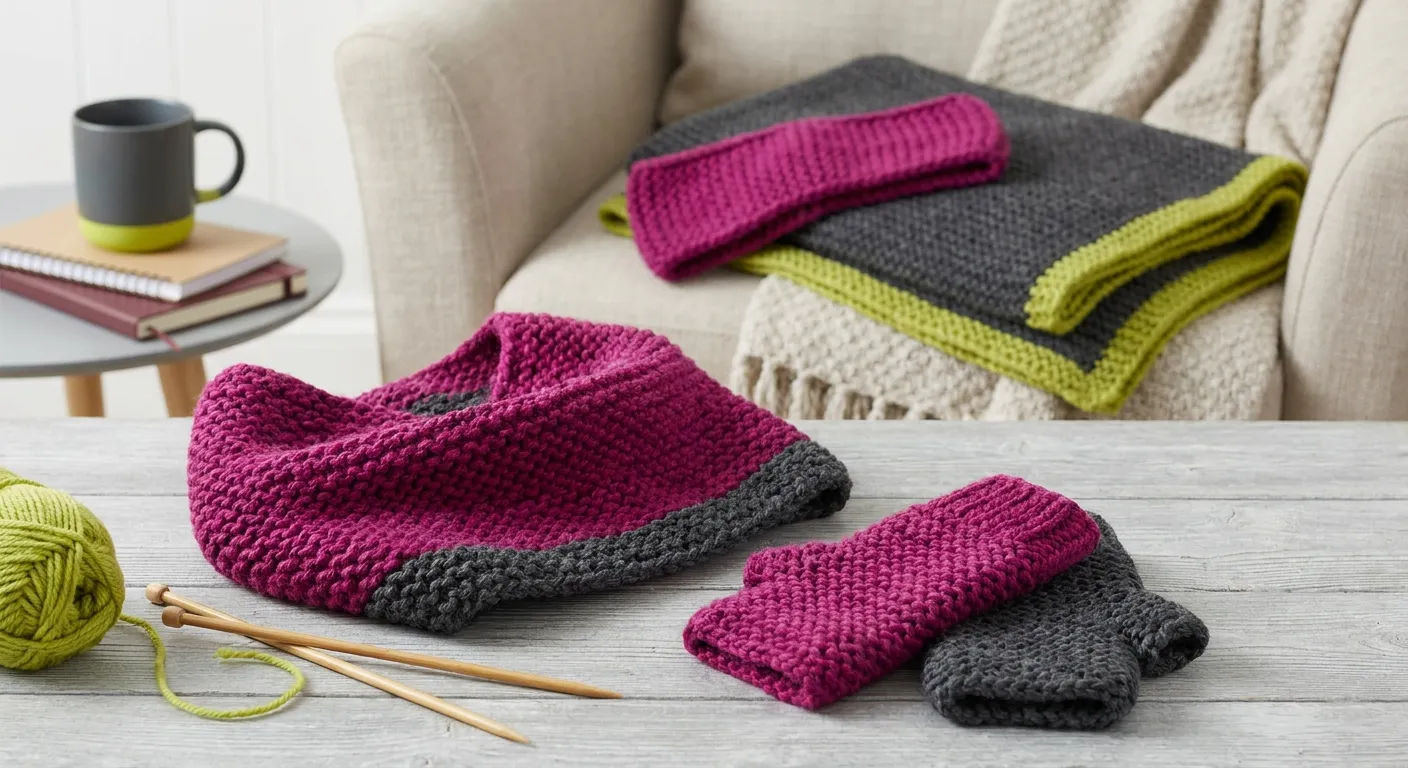 easy knitting patterns beginners — Beyond the Scarf: Easy Knitting Patterns Beginners Can Master Today