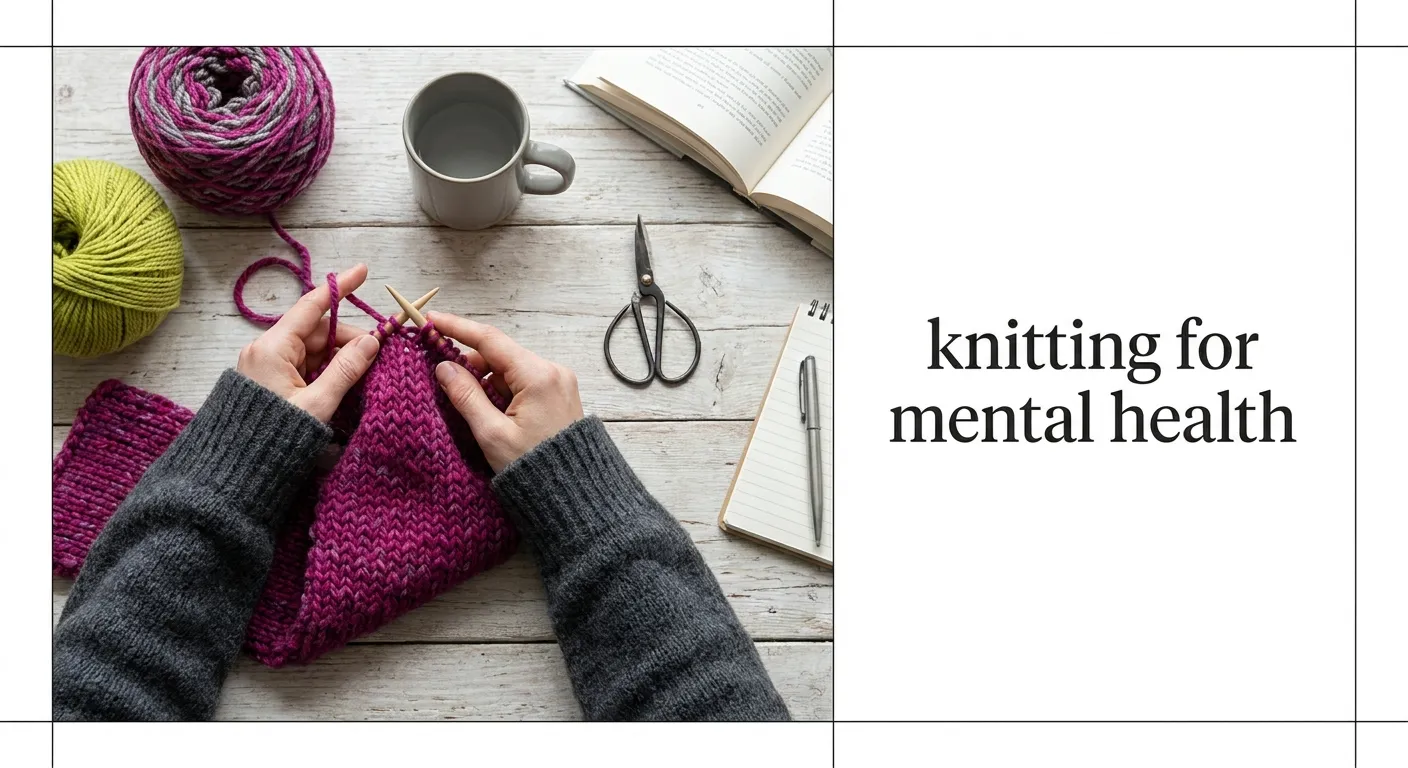 knitting for mental health — Knitting for Mental Health: Crafting a Calmer Mind, One Stitch at a Time