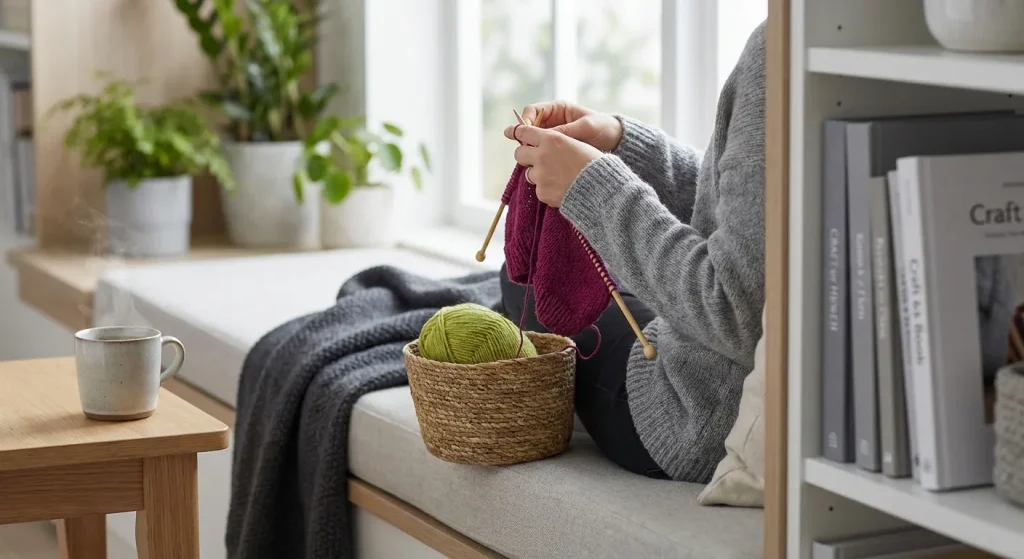 knitting for stress relief — Mindful Stitching: How Knitting and Crochet Reduce Stress and Boost Well-being