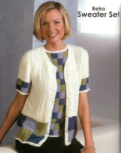 retro sweater set